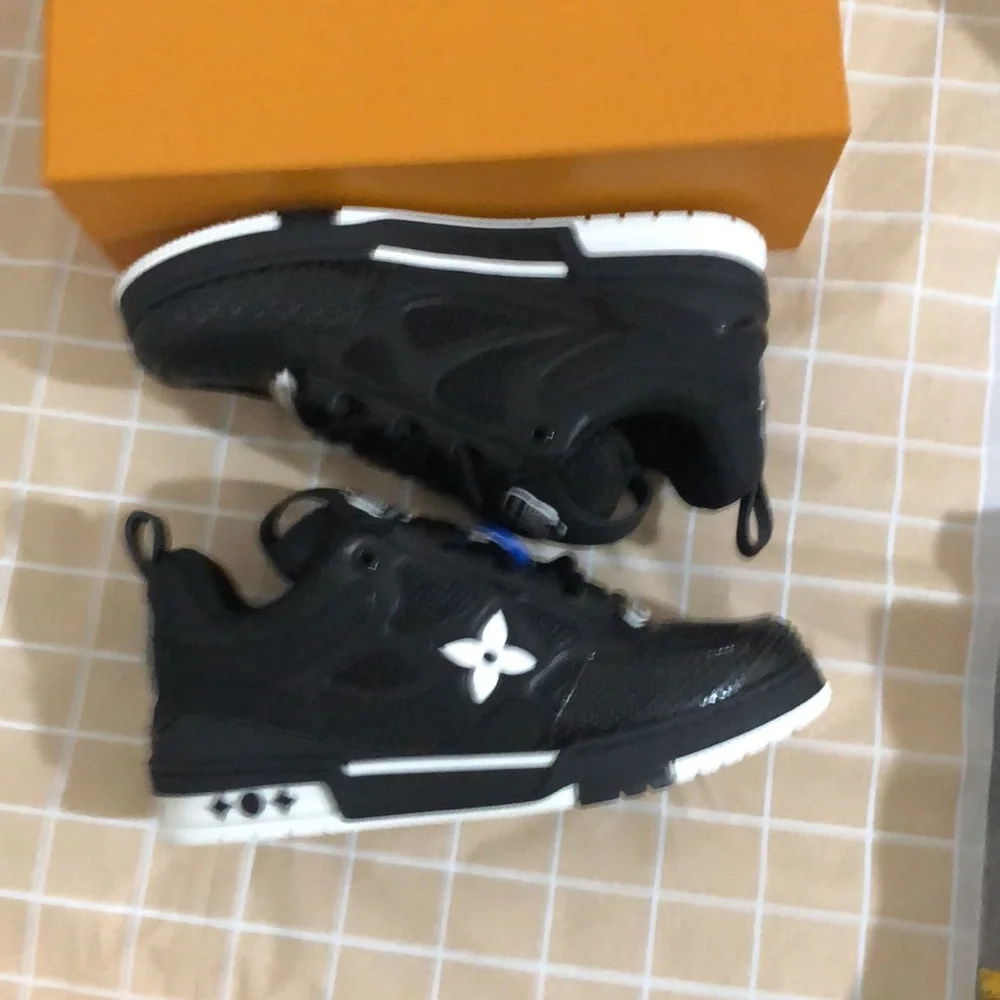 Men’s Louis Vuitton Black Skate Trainer Sneakers Size 11 - Picture 2 of 14